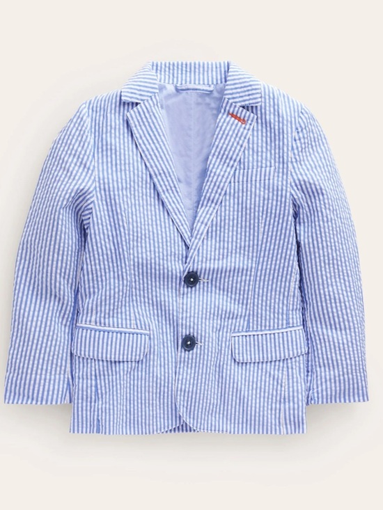 Mini Boden Other - Mini Boden Seersucker Blazer Navy 2 - 3Y worn 1x